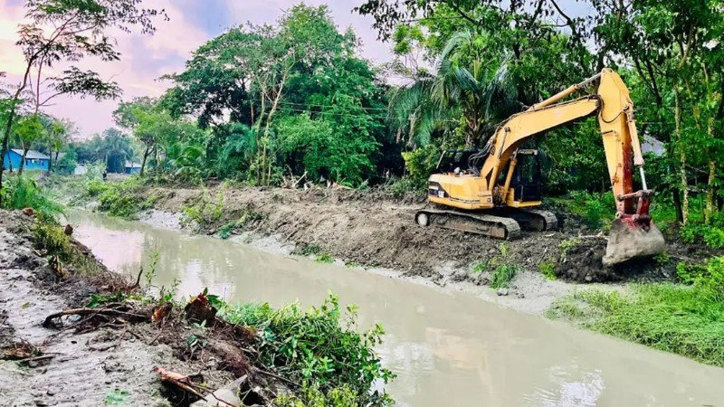 দুই খাল খননের কাজ অসম্পূর্ণ রেখেই কোষাগারে ফেরত গেল ৭ কোটি ৮১ লাখ টাকা