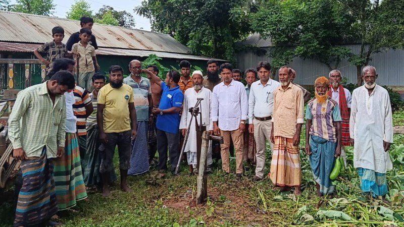 মধুপুরে মানবতার সেবায় টিউবওয়েল স্থাপন ও পরিবেশের ভারসাম্য বৃক্ষ বৃক্ষরোপণ কর্মসূচির উদ্বোধন