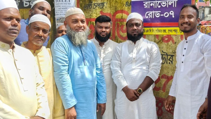 উত্তরা তুরাগে সড়কের নামফলক স্থাপনের উদ্যোগ নিলেন চান মিয়া ব্যাপারী