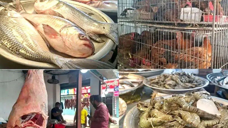 মাছ, মুরগি ও ডিমের চড়া দামে হিমশিম খাচ্ছেন রাজধানীবাসী