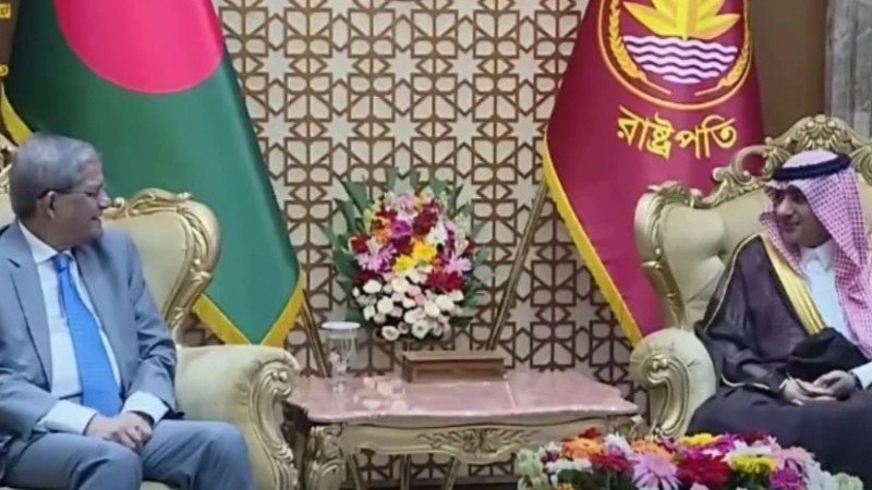 রাষ্ট্রপতির সঙ্গে সৌদির রাষ্ট্রদূতের সৌজন্য সাক্ষাৎ